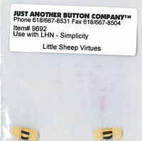 Little Sheep Virtues 6-Simplicity Button Pk