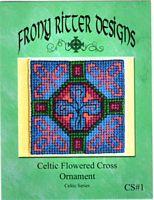 Celtic Flowered Cross Ornament