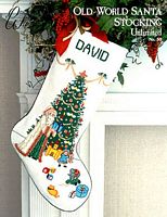Old World Santa Stocking
