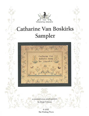 Catharine Van Boskirks Sampler 1825