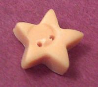 Small Golden Star Button