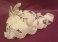Italian Custard Rick Rack 1"