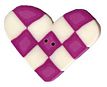 Checkered Heart Azalea/White