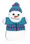 Teal Snowman