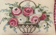 Georgian Floral Basket